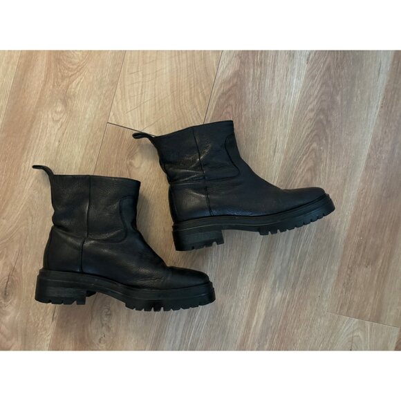 ba&sh Black Ankle Boots - Picture 3 of 6
